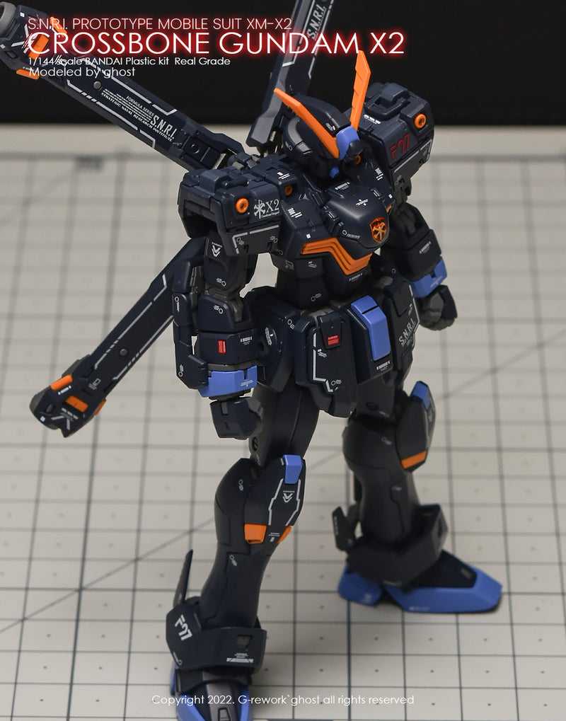 G-REWORK - Custom Decal - [RG] Crossbone Gundam X2