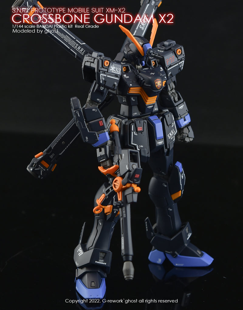 G-REWORK - Custom Decal - [RG] Crossbone Gundam X2