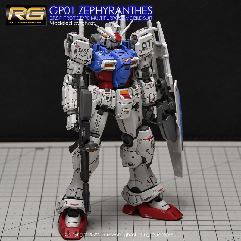G-REWORK - Custom Decal - [RG] Gundam GP01 Zephyranthes