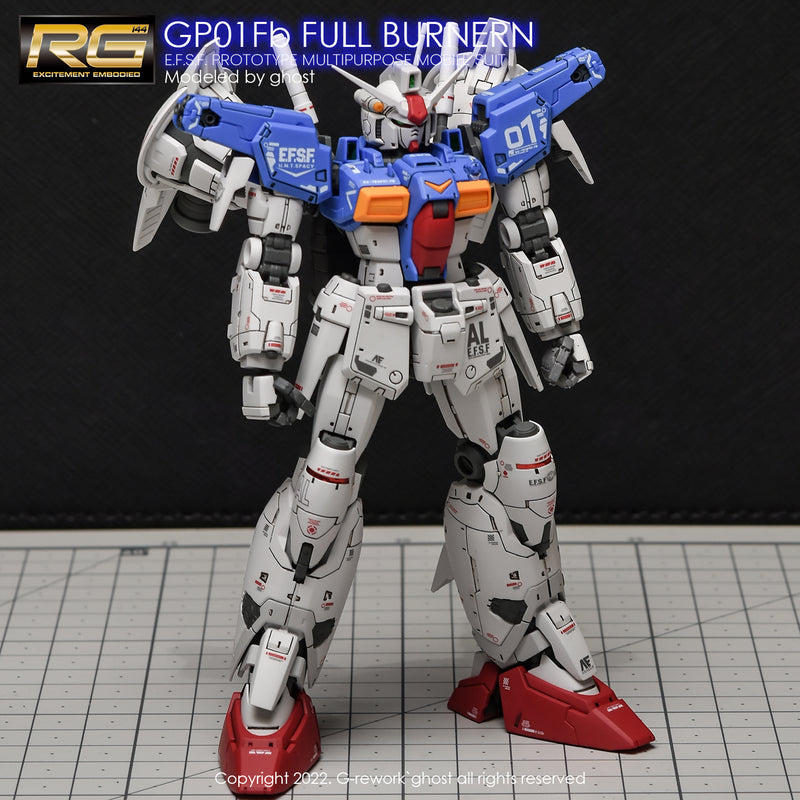 G-REWORK - Custom Decal - [RG] Gundam GP01Fb Full Burnern