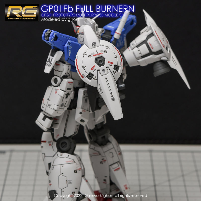 G-REWORK - Custom Decal - [RG] Gundam GP01Fb Full Burnern