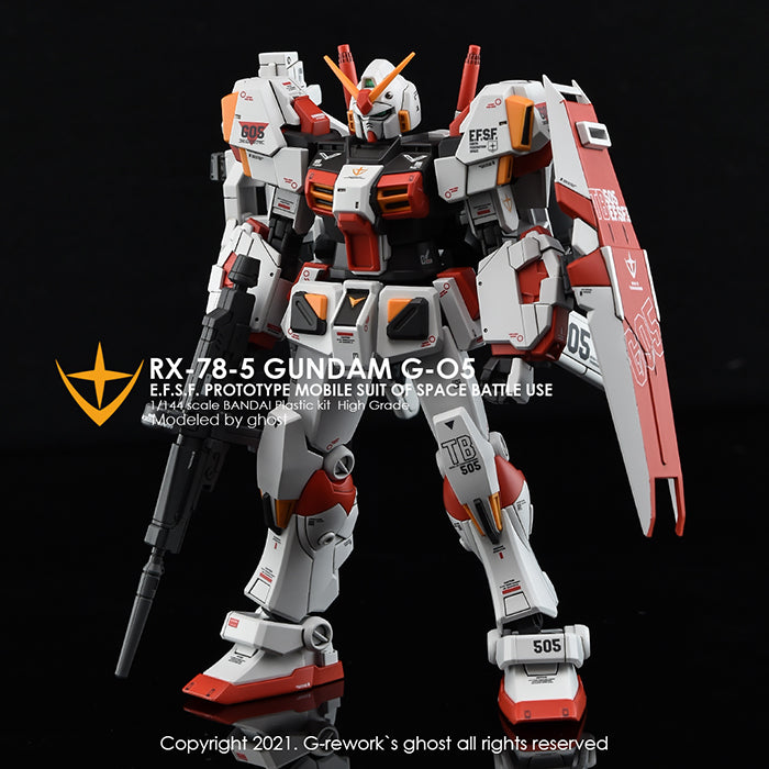G-REWORK - Custom Decal - [HG] RX-78-04/05 FULL SET