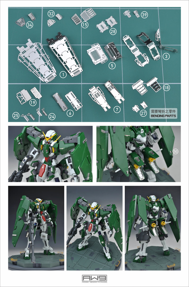 Madworks - Photo Etch S09 - Detail Parts for MG Gundam Dynames GN-002