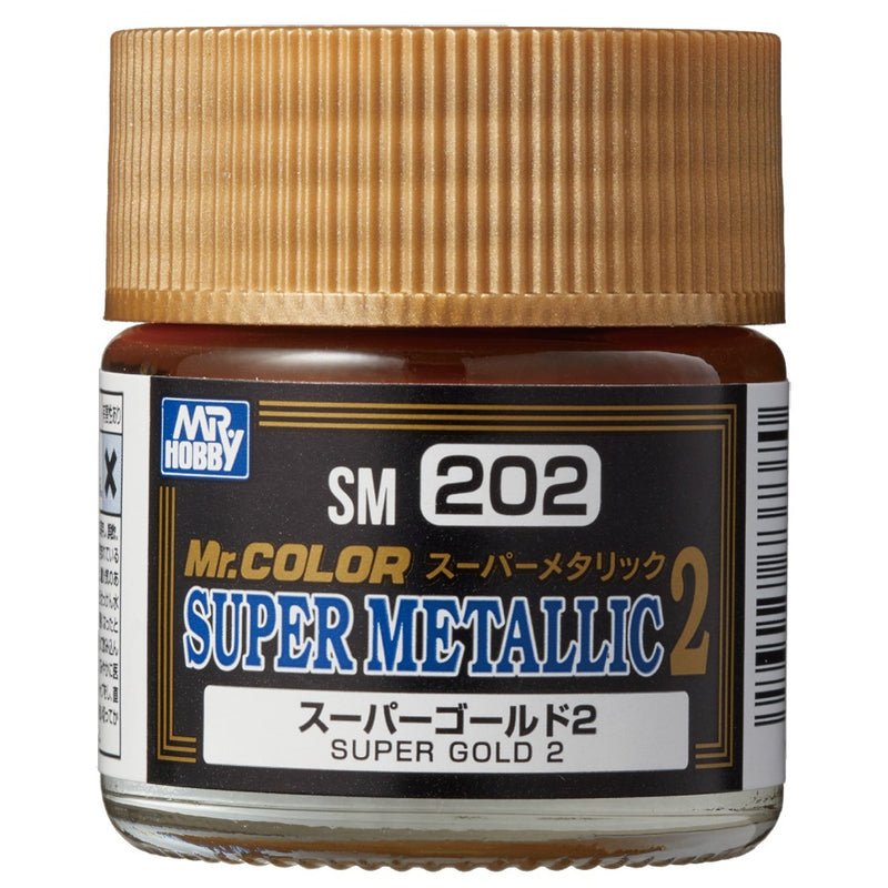 Mr. Color Super Metallic 2 (SM201-SM209) (9 Colors)