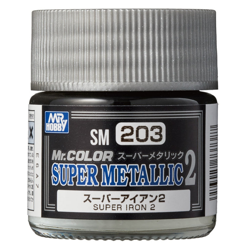 Mr. Color Super Metallic 2 (SM201-SM209) (9 Colors)