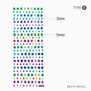 Delpi Decal - Monoeye Beads Stickers type.B