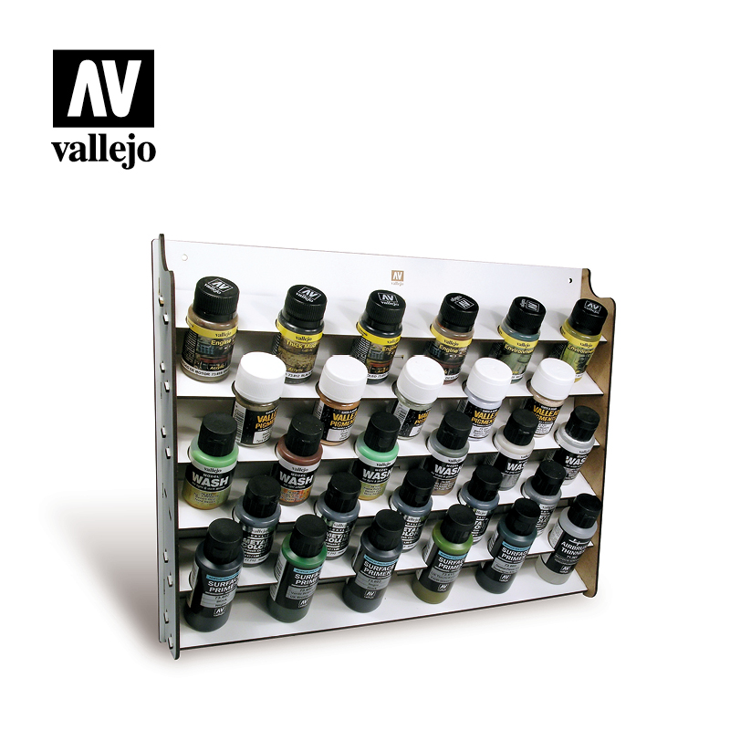 Vallejo Wall Mounted Paint Display, 28bot 35/60ml