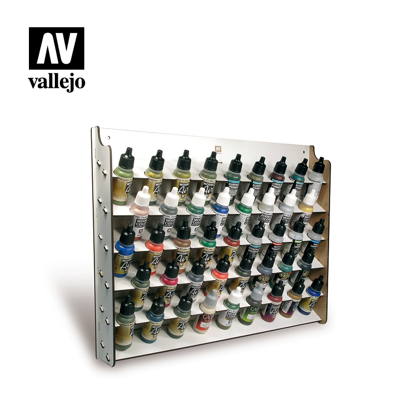 Vallejo Wall Mounted Paint Display, 43bot 17ml