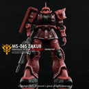 G-REWORK - Custom Decal - [HG] ORIGIN MS-06S ZAKU II (CHAR AZNABLE)