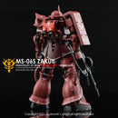 G-REWORK - Custom Decal - [HG] ORIGIN MS-06S ZAKU II (CHAR AZNABLE)