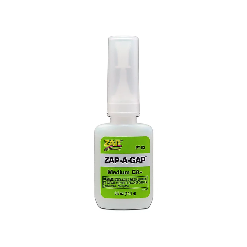 Zap-A-Gap CA+ (Green Label) Medium Viscosity, 1/2 oz