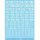 G-REWORK - Custom Decal - CAUTION NUMBER SERIES 01 (2 Colors)