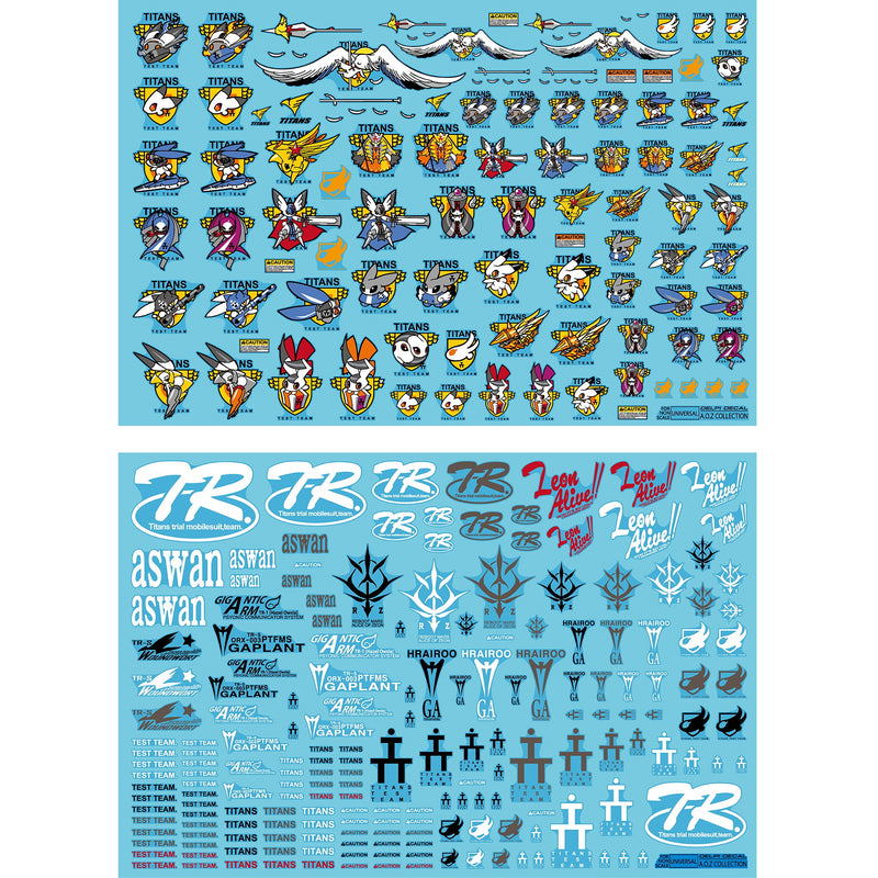 Delpi Decal - AOZ Universal Water Decals (2 Types)