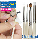 GodHand - Brushwork Semi-PRO 4 Brushes Set