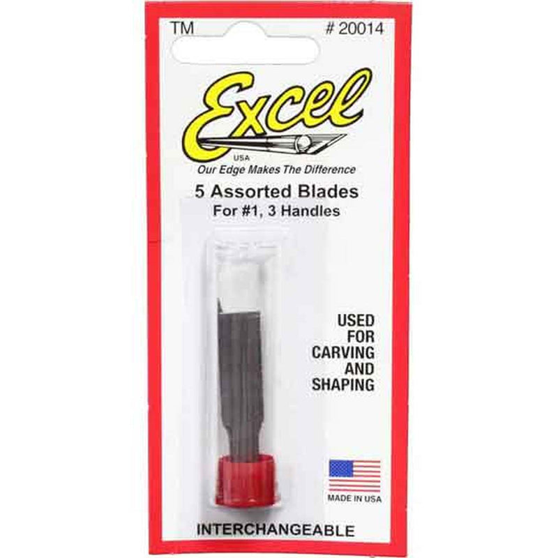 Excel 5 Assorted Blades for