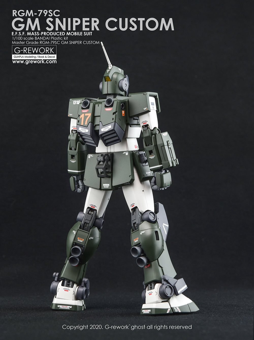 130.【未組立】MG RGM-79N GM Custom 130.【未組立】MG RGM-79N GM Custom