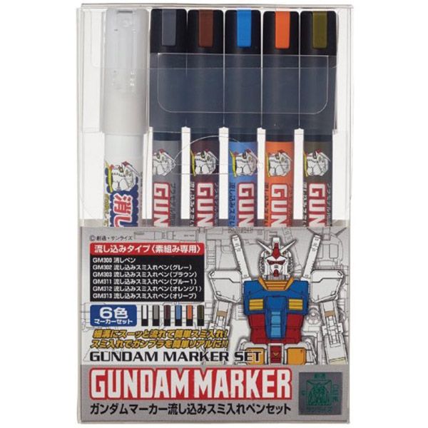 GMS-122 Gundam Pouring Marker Inking Set