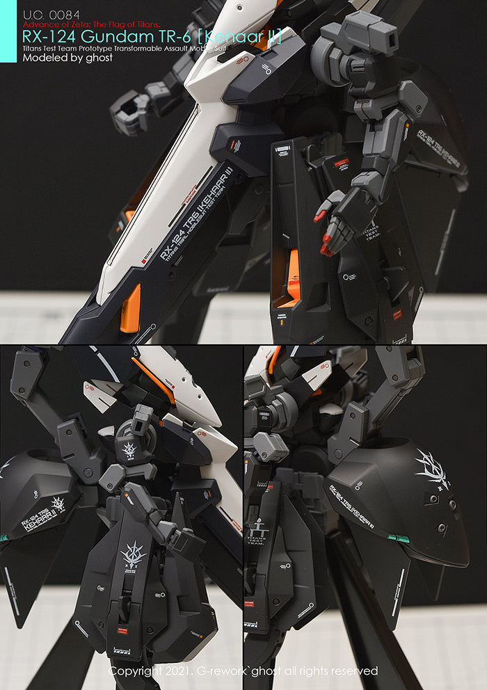 G-REWORK - Custom Decal - [HG] A.O.Z RX-124 GUNDAM TR-6