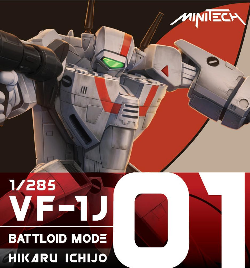 PRE-ORDER: Kids Logic Minitech - 01 VF-1J Battloid Mode (Hikaru Ver)