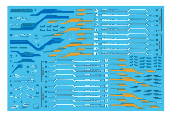 Delpi Decal - MG Freedom 2.0 Water Decal (4 Types)