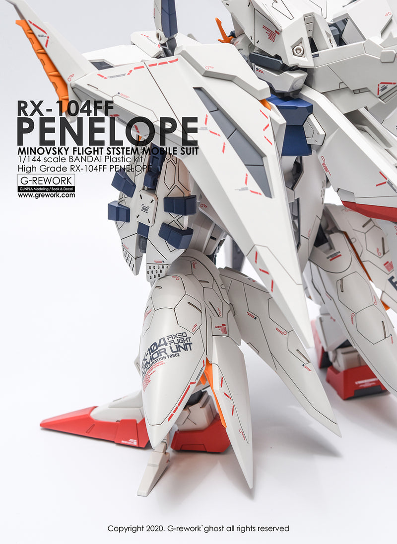 G-REWORK - Custom Decal - [HG] RX-104FF Penelope