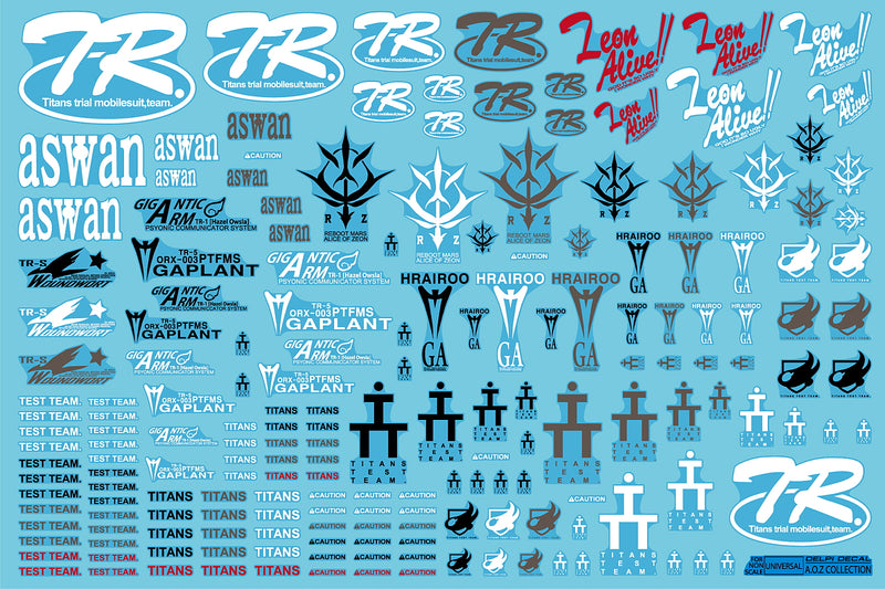 Delpi Decal - AOZ Universal Water Decals (2 Types)