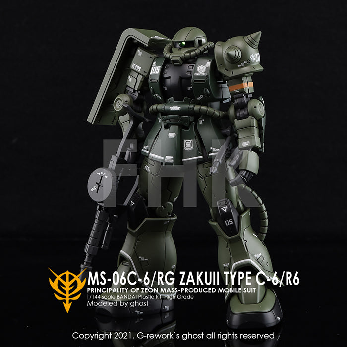 G-REWORK - Custom Decal - [HG] Origin MS-06C Zaku II