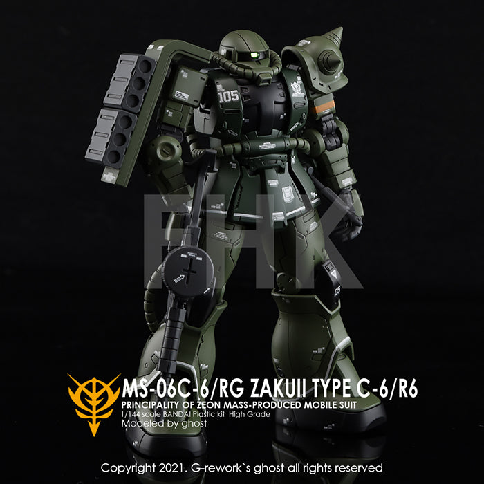 G-REWORK - Custom Decal - [HG] Origin MS-06C Zaku II